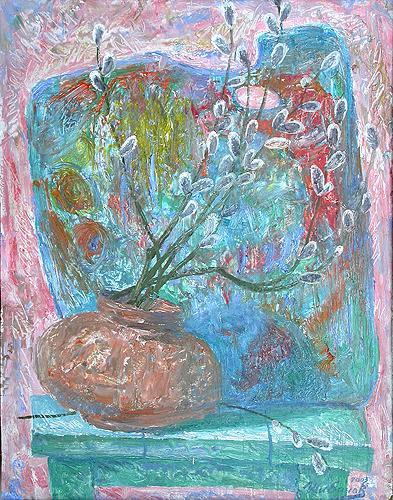 Spring still life - oil painting