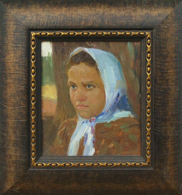 Girl portrait or figure - oil painting