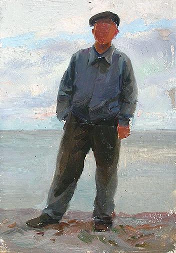 Sketch for a Painting portrait or figure - oil painting