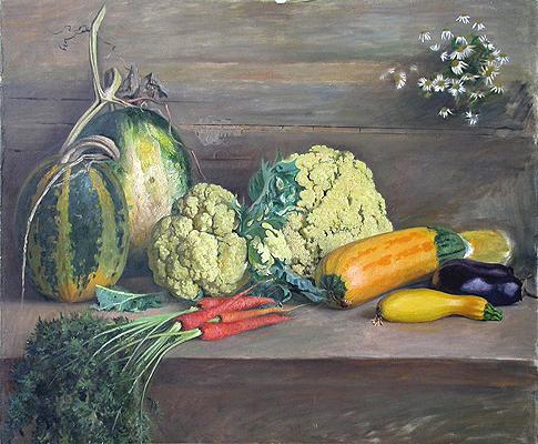 Still Life with Vegetables still life - oil painting